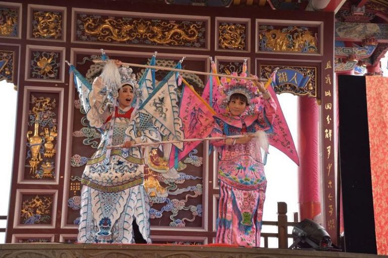 北管戲曲傳薛丁山與樊梨花傳藝文昌祠登台