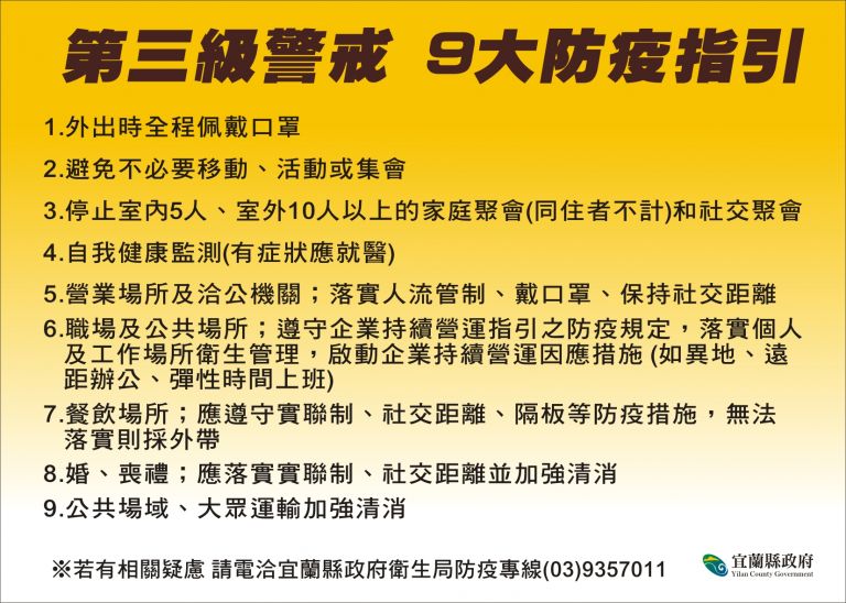 全國三級防疫！ 林姿妙縣長嚴令：外出不戴口罩 開罰！【影音新聞】