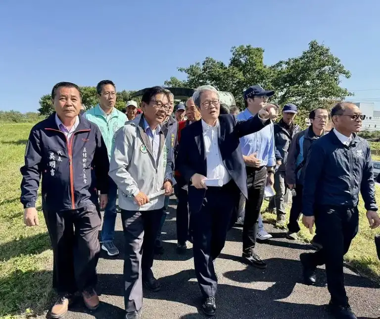 陳金德訪視噶瑪蘭橋改建工程．強化宜蘭交通與防洪韌性