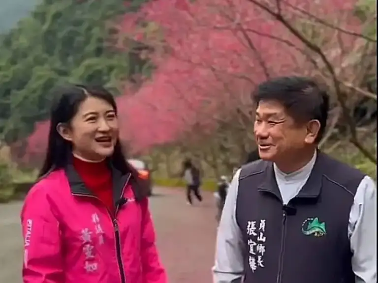 員山燈篙林道櫻花盛開　議員鄉長邀民眾把握賞花時機【影音新聞】
