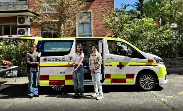 「告五人」探訪南澳消防分隊～關心捐贈救護車使用情形