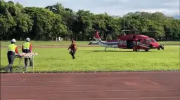 登山遇落石重傷受困山區～宜蘭消防申請直升機吊掛送醫【影音新聞】