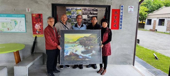 外澳海岸風景畫．香港客買．化龍一村典藏